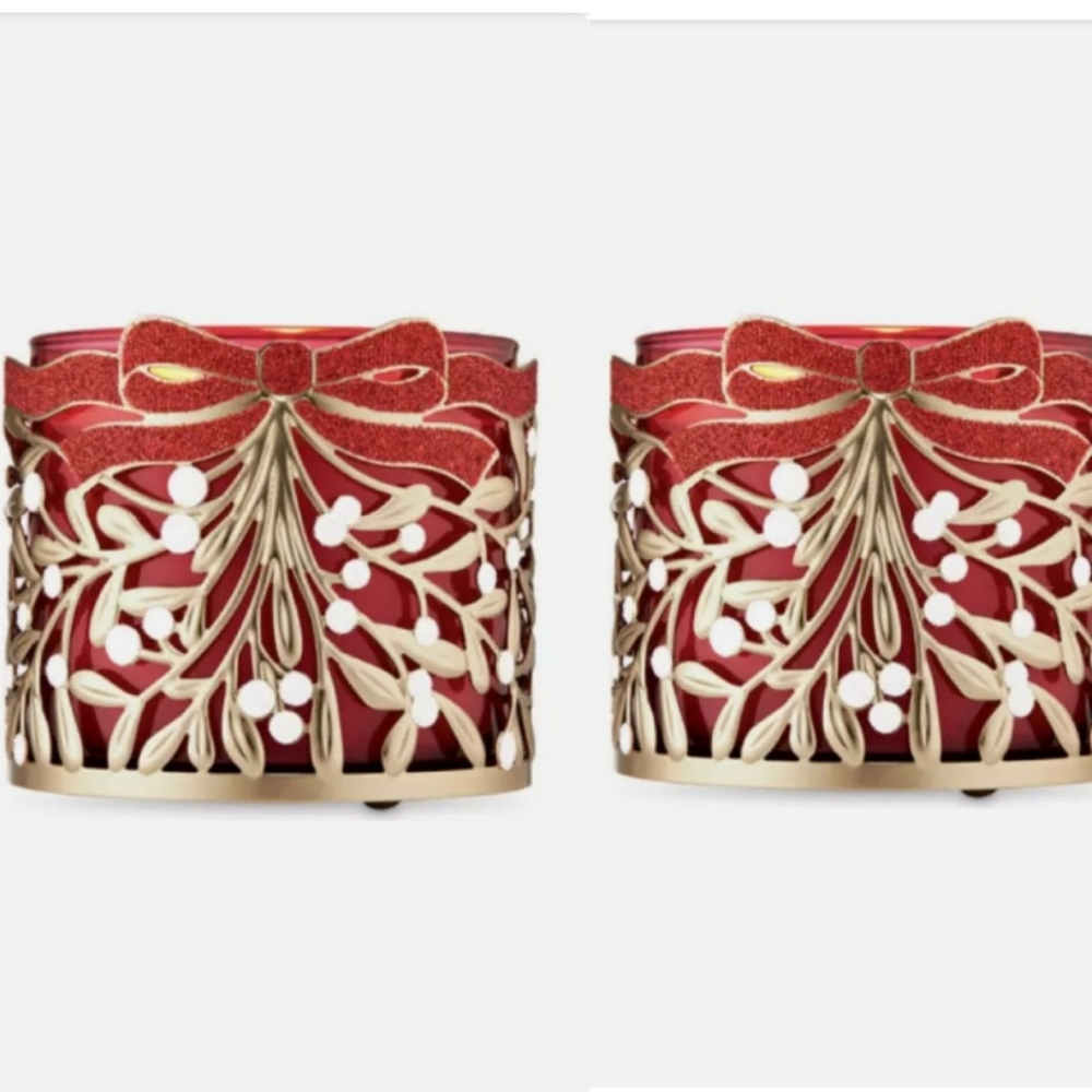 Bath & Body Works Set of 2 Candle Holders